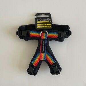 PerfectFit Vibrant Rainbow Dog Harness